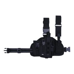 Holster molle cuisse pour droitier - noir