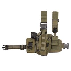 Holster molle cuisse pour droitier - kaki
