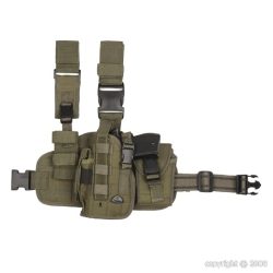 Holster molle de cuisse pour gaucher