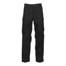 Pantalon de travail 2 en 1 convertible en short - noir