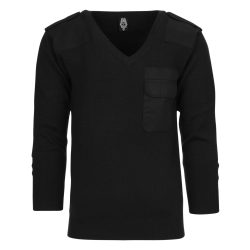 Pull commando col V - noir