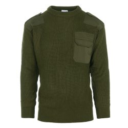 Pull OTAN acrylique & poche poitrine