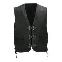 Gilet cuir biker X-treme