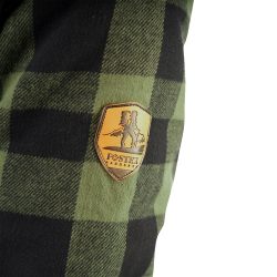 Veste bûcheron sherpa lumbershell - noir-kaki