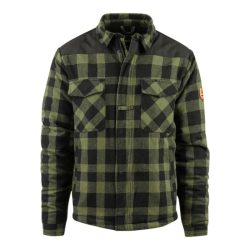 Veste bûcheron sherpa lumbershell - noir-kaki