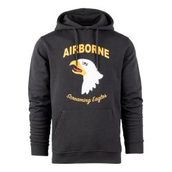 Sweat à capuche 101st Airborne Eagle - gris-fonce