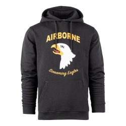 Sweat à capuche 101st Airborne Eagle - gris-fonce