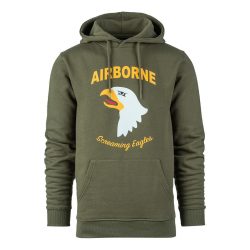 Sweat à capuche 101st Airborne Eagle - kaki