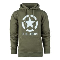 Sweat à capuche Allied Star - kaki