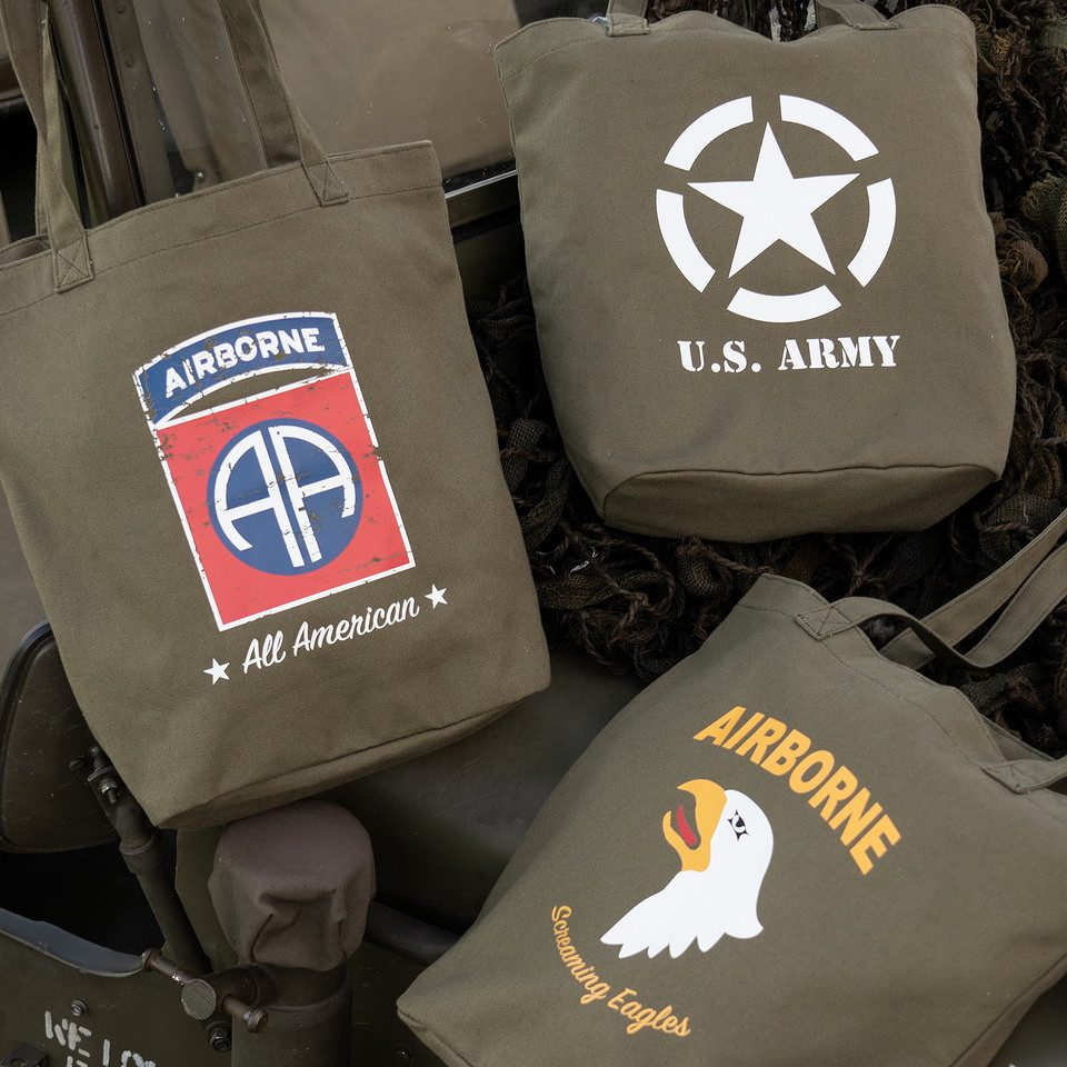 Sac fourre-tout en toile 101st Airborne Division – Image 2