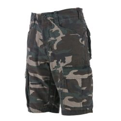 Short cargo délavé à la pierre