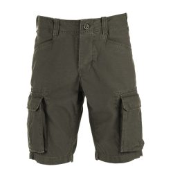 Short cargo délavé à la pierre - kaki