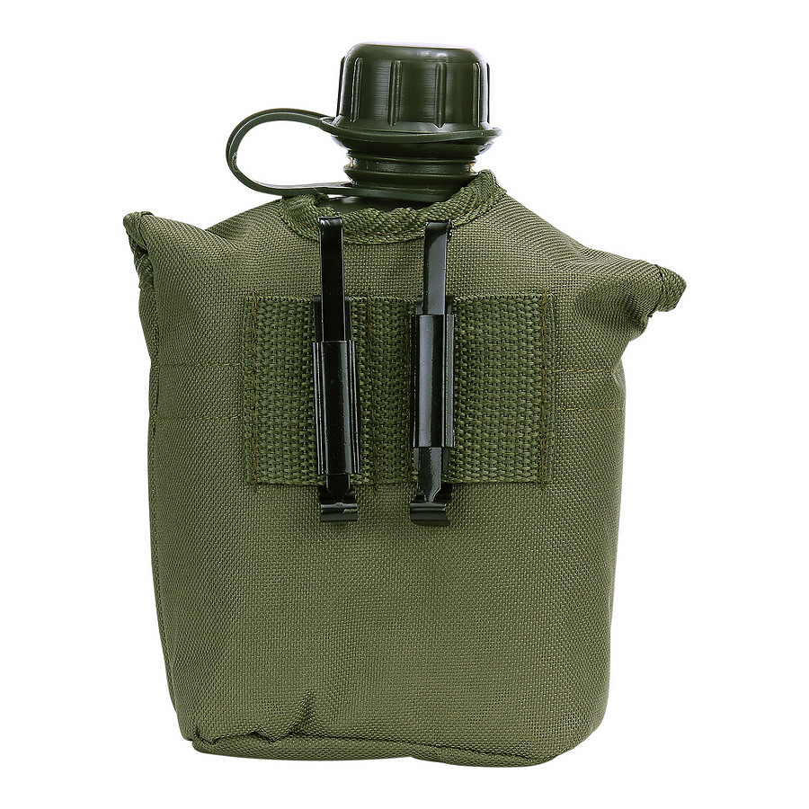 Gourde en plastique avec housse 1L
