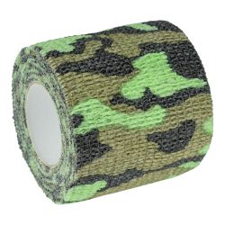 Bande extensible en rouleau 4,5 m x 5 cm - camouflage-jungle