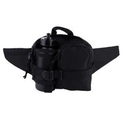 Sac de taille (ou banane) avec gourde - noir