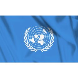 Drapeau UN Nations Unies 1m x 1m50