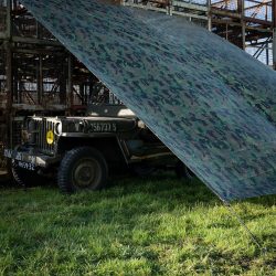 Bâche camouflage Woodland 3.8 x 5m