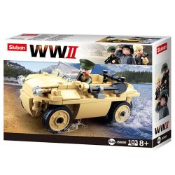 Voiture amphibie Allemande WWII - jeu de briques