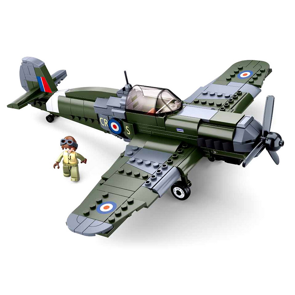 Chasseur de l'armée britannique WWII - jeu de briques