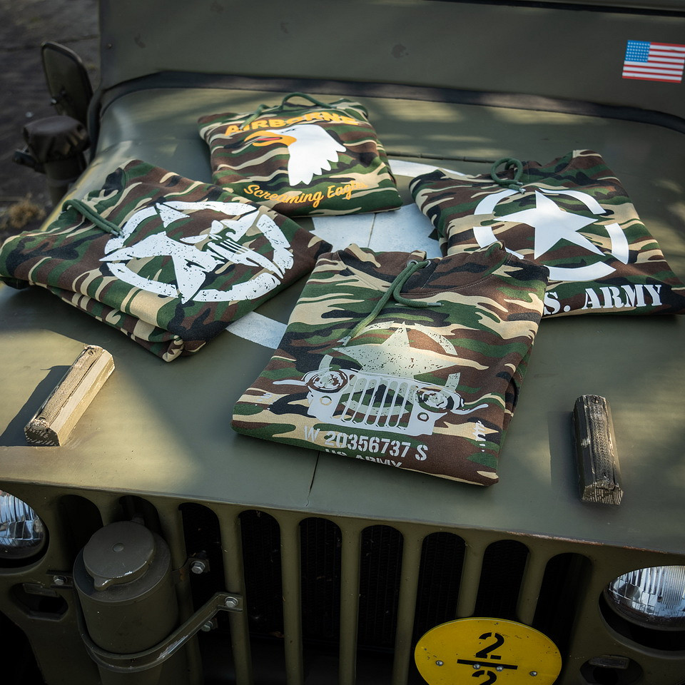 Sweat à capuche Allied Star US Army – Image 3