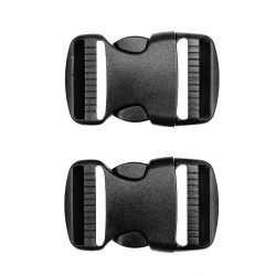 Boucles de rechange tactiques 38mm – set de 2 - noir