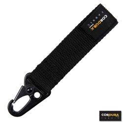 Porte-Clés Tactique en Cordura avec Crochet en Métal
