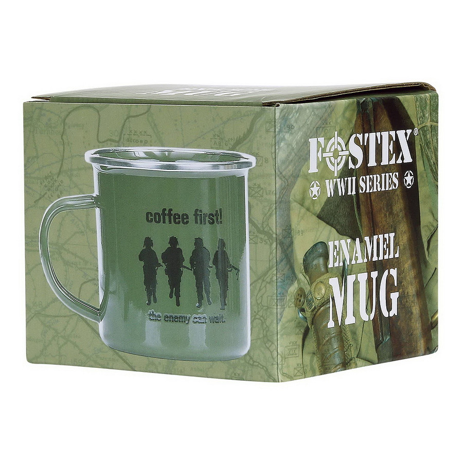 Tasse émaillée Coffee First