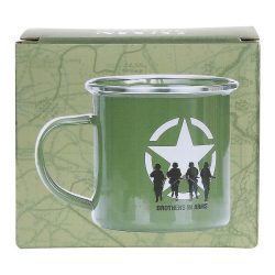 Tasse émaillée Brothers in Arms - vert