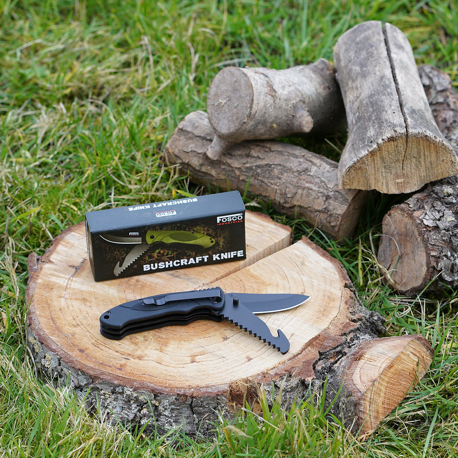 Couteau pliant Bushcraft