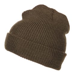 Bonnet 100% laine - us-olive