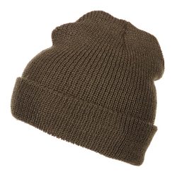 Bonnet 100% laine - us-olive