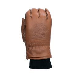Gants hiver en cuir de vacher fin - marron