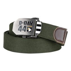 Ceinture toile 46mm & 52mm tropical D-Day 1944 - vert