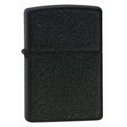 Briquet Zippo original noir craquelé
