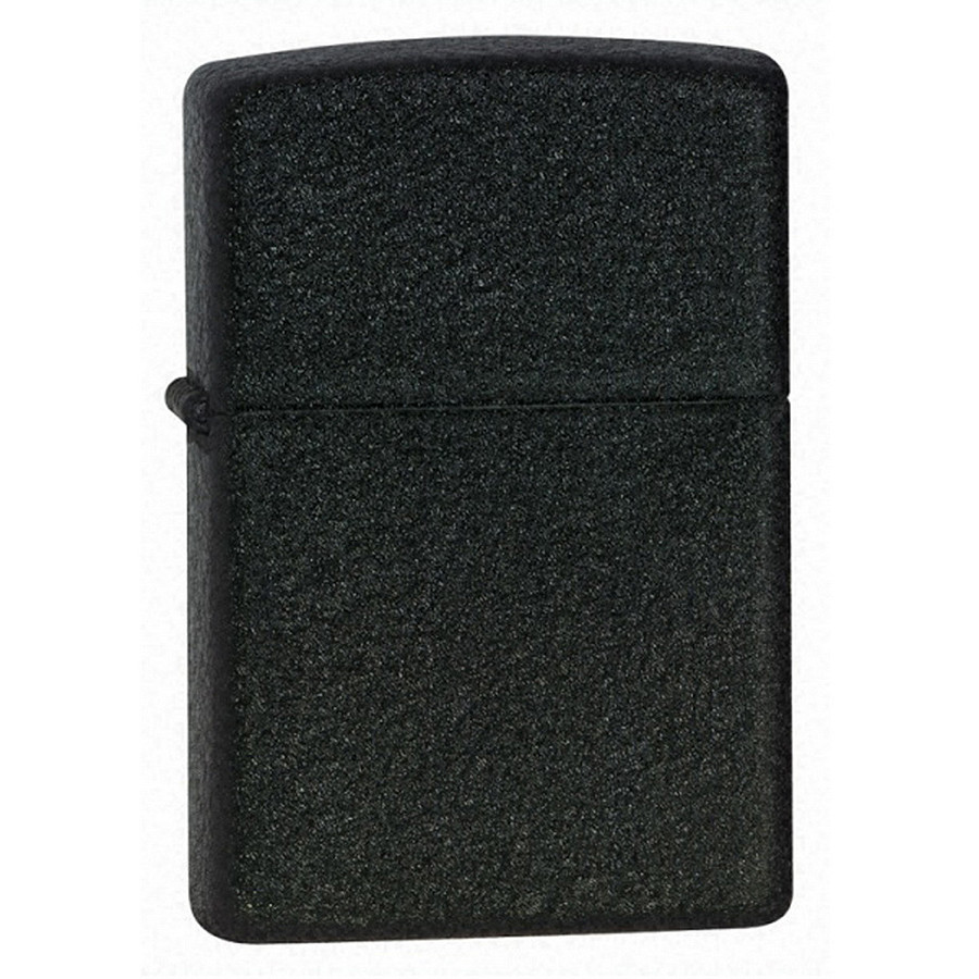 Briquet Zippo original noir craquelé