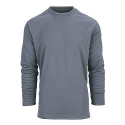 Tee shirt tactique à séchage rapide manches longues - gris