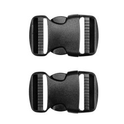 Boucles de rechange tactiques 38mm – set de 2 - noir