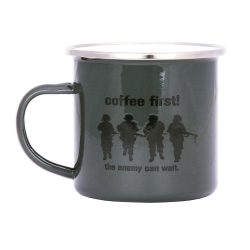 Tasse émaillée Coffee First