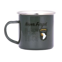 Tasse émaillée D-Day 1944 - vert