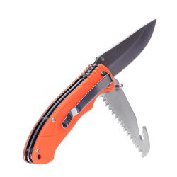 Couteau pliant Bushcraft - orange