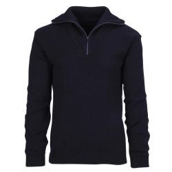 Pull camionneur 100% laine - marine