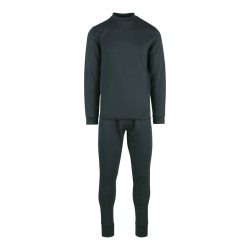 Set thermique tee shirt & pantalon - noir