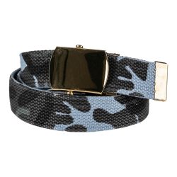 Ceinture toile 30mm avec boucle dorée