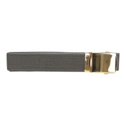 Ceinture toile 30mm avec boucle dorée - vert