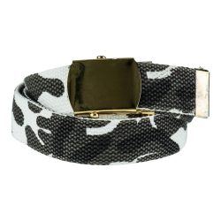 Ceinture toile 30mm avec boucle dorée - camouflage-urban