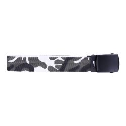 Ceinture toile 30mm avec boucle noire - camouflage-urban