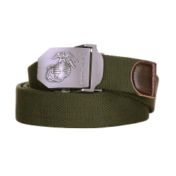 Ceinture toile 35mm US Marines - vert