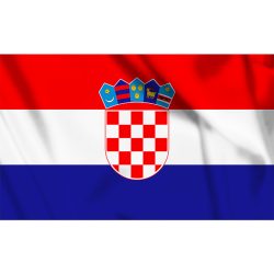 Drapeau Croatie 1m x 1m50