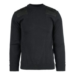 Pull OTAN en laine fine - noir