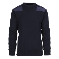 Pull OTAN en laine fine - marine